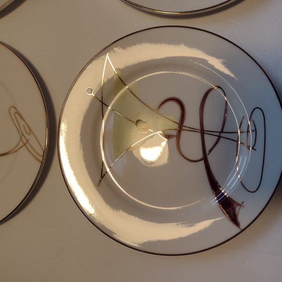 Pier 1 Martini appetizer or salad plates set of 4 - Picture 5 of 7